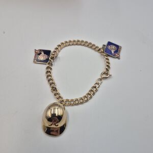 Atlanta Braves Bracelet With Charms